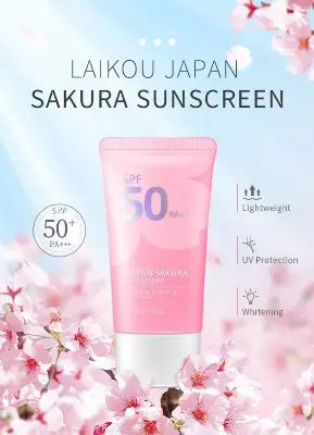 Picture of Laikou Japan Sakura Face Sunscreen, SPF50++ 50 gm