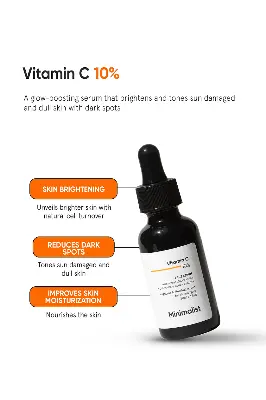 Picture of Minimalist 10% Vitamin C Face Serum for Glowing Skin (Beginner Friendly Potent Vitamin C Formula)