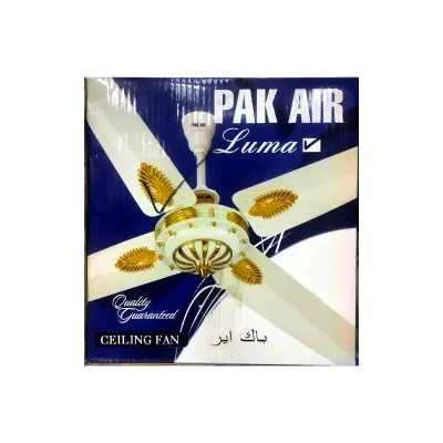 Picture of PAK AIR LUMA Ceiling fan, 56 inch, RPM 330, Watt: 80, 10 years service warranty, Made in Pakistan
