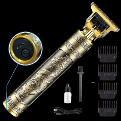 Picture of Vintage T9 Electric Hair Clipper Trimmer (Gold)