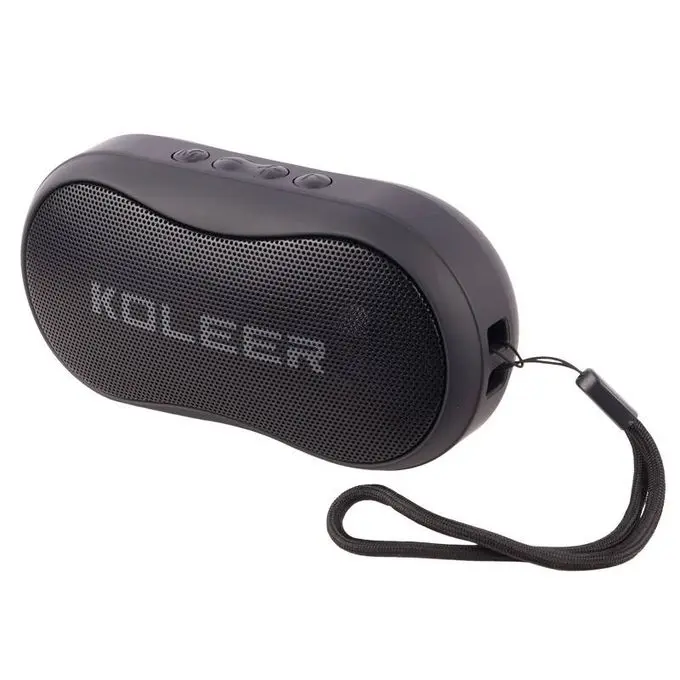 Picture of KOLEER S29 Wireless Bluetooth Speaker Power Overweight Subwoofer Card Instert FM Radio Creative Gifts - Speaker (black)