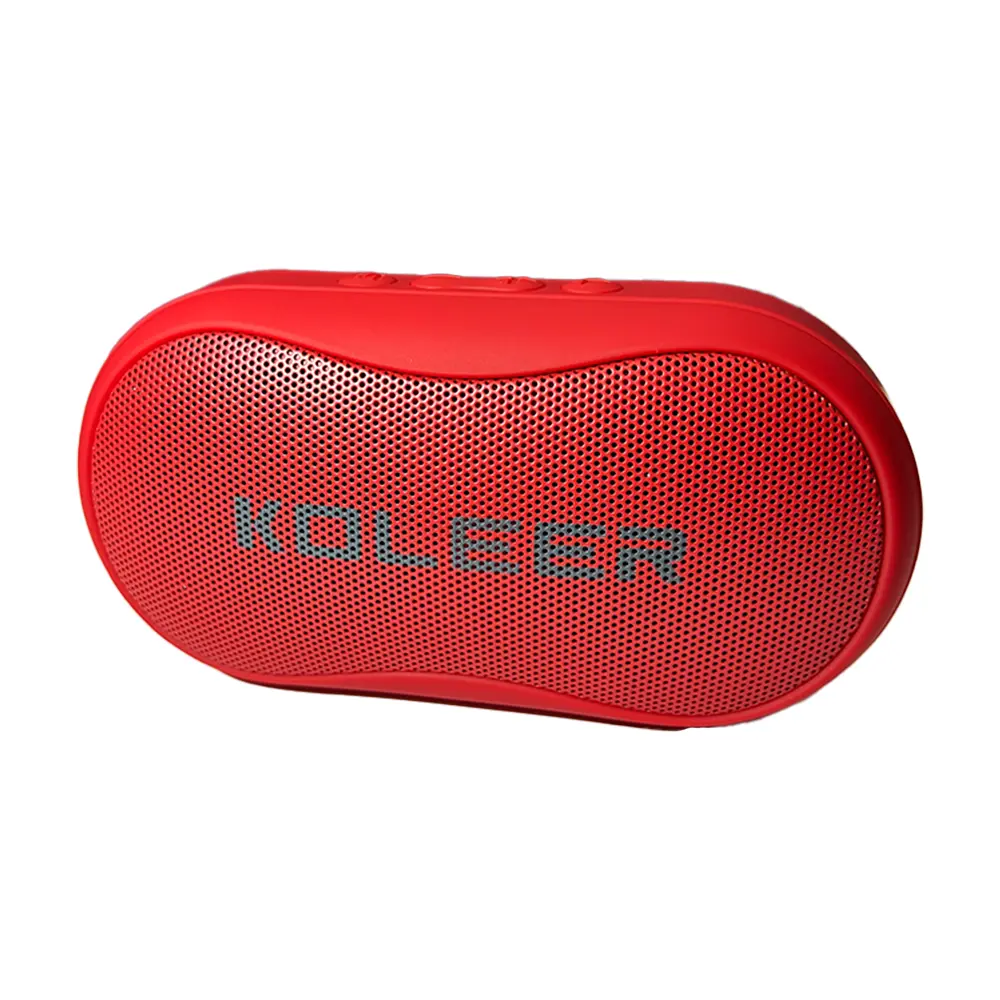 Picture of KOLEER S29 Wireless Bluetooth Speaker Power Overweight Subwoofer Card Instert FM Radio Creative Gifts - Speaker (red)