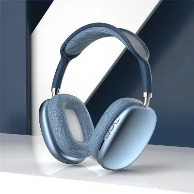 Picture of P9 Pro Max Wireless Headphones, Skin Friendly Protein Earpads, Comfortable and Soft for Long Wear (blue)