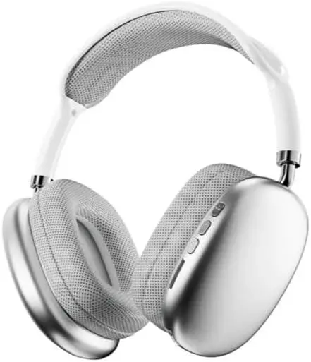 Picture of P9 Pro Max Wireless Headphones, Skin Friendly Protein Earpads, Comfortable and Soft for Long Wear (silver)