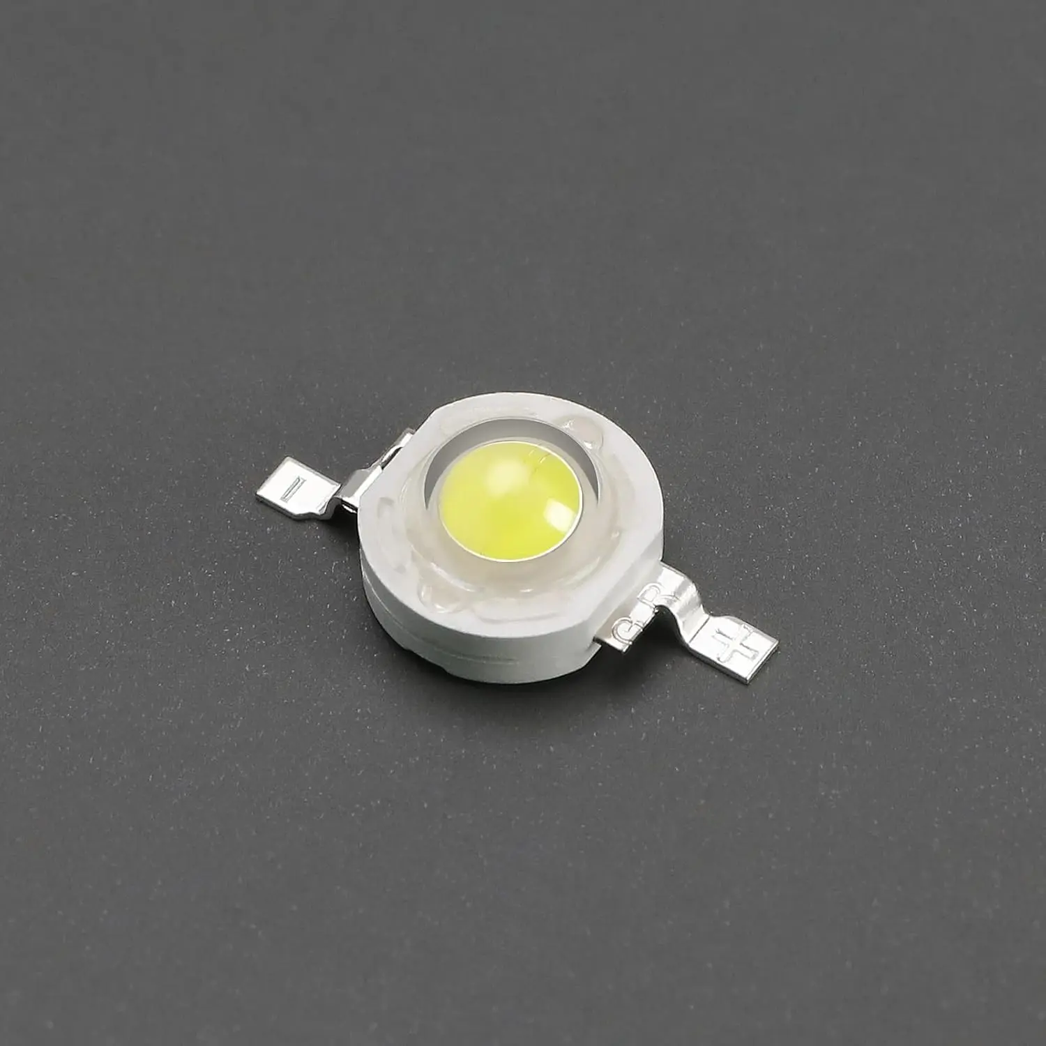 Picture of 20pcs 8mm Bead Diameter WHITE Color 1 Watt DC 3.7V Ultra Bright White 3W COB LED SMD Chip 3.7V LED Light Bulbs(White)