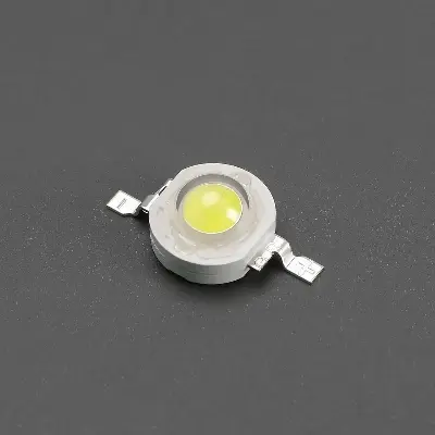 Picture of 20pcs 8mm Bead Diameter WHITE Color 1 Watt DC 3.7V Ultra Bright White 3W COB LED SMD Chip 3.7V LED Light Bulbs(White)