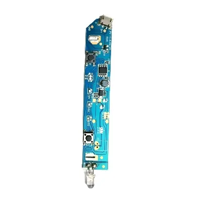 Picture of Mini Rechargeable Fan Circuit Board DC 5V USB Charging Fan Circuit  JPG-FS-8-D4-V12(Blue)