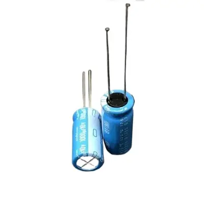 Picture of 10 pcs 1000uf 10v Capacitor radial lead Electrolyte(Blue)