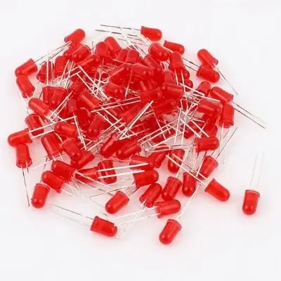 Picture of 50pcs 5mm Led Light Red Color Pack High Bright Bulbs(Red)