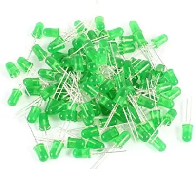 Picture of 50pcs 5mm Green Led Light Round Super Bright Dc Light Emitting Diode(Green)