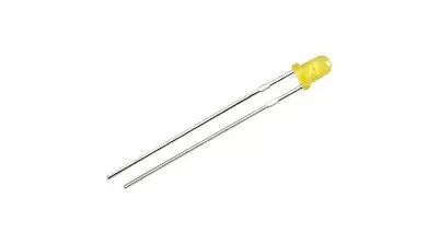 Picture of 100pcs 3mm Yellow Color Led Light Indicator Bulbs Light Emitting Diode Round(Yellow)