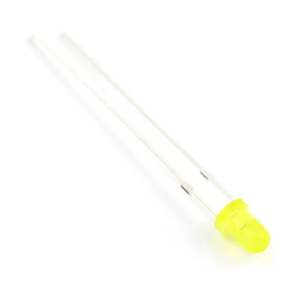 Picture of 100pcs 3mm Yellow Color Led Light Indicator Bulbs Light Emitting Diode Round(Yellow)