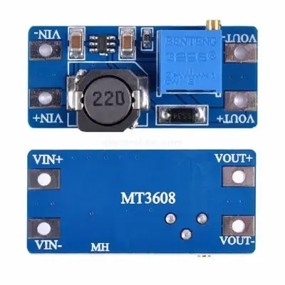 Picture of 2A DC-DC MT3608 Step Up Boost Module, Step Up Boost Converter Power Supply Voltage Regulator(Blue)