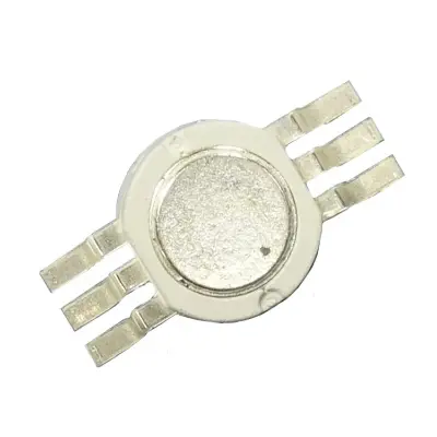 Picture of 3pcs Super Bright High Power 3v RGB SMD Led Chip COB Red Green Blue Clear Leans 1W Led Light(Multicolor)