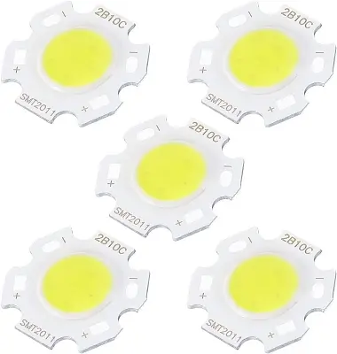 Picture of White 3W LED SMD Chip DC 9-12V 2B3C With Metal Plate Heatsink Heat Sink Aluminum Base 20mm PCB(White)