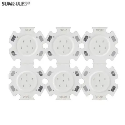 Picture of Blue 3W LED SMD Chip DC 9-12V 2B3C With Metal Plate Heatsink Heat Sink Aluminum Base 20mm PCB DIY(Blue)