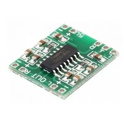 Picture of PAM8403 Dual Channel Mini Digital Power Amplifier Drive Board 3W +3W For Arduino Class D Stereo Audio Amplifier Module 5V(Blue)