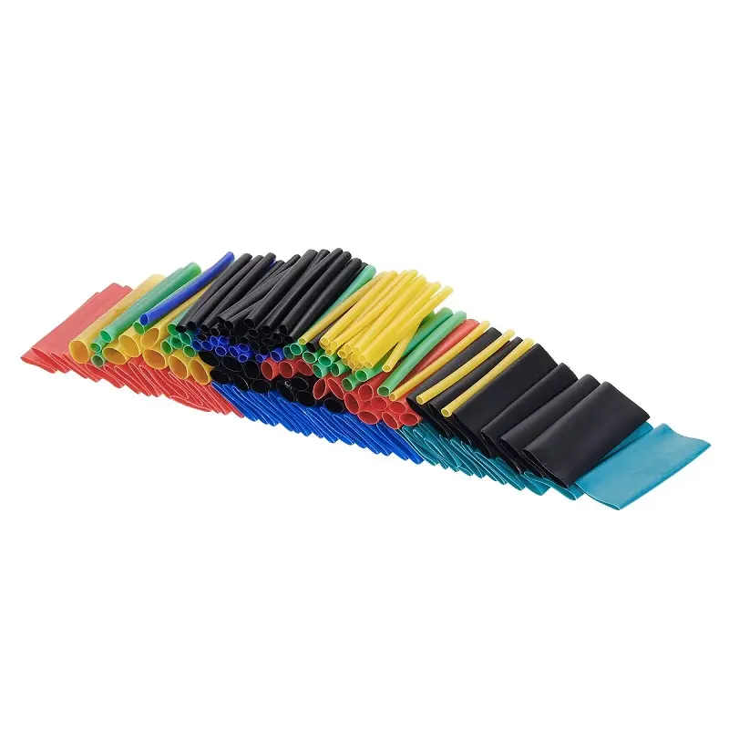 Picture of 328Pcs Insulation Heat Shrink Tube Assortment Wire Cable Sleeve Kit Heat Shrink Tube Diy 5 Color Connector Repair - Multi Plug(Multicolor)