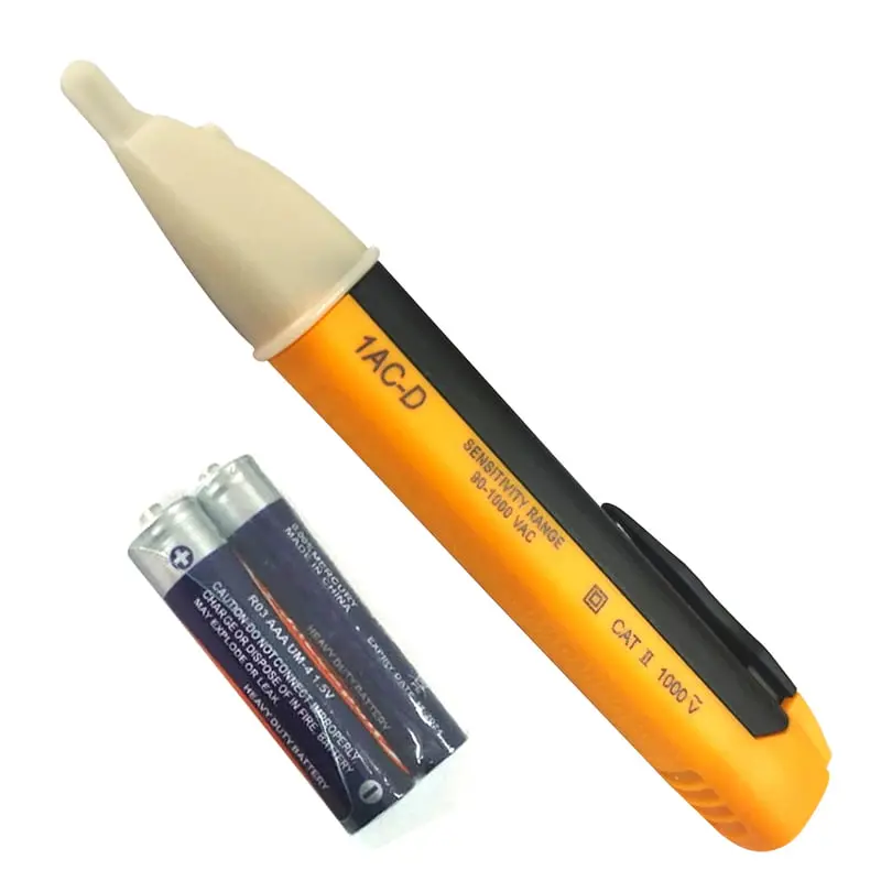 Picture of Electricity Test Pencil Digital 90-1000V 12-1000V AC Voltage Detector Non-Contact Tester Pen Tester Meter Volt Current Electric 1AC-D(Multicolor)