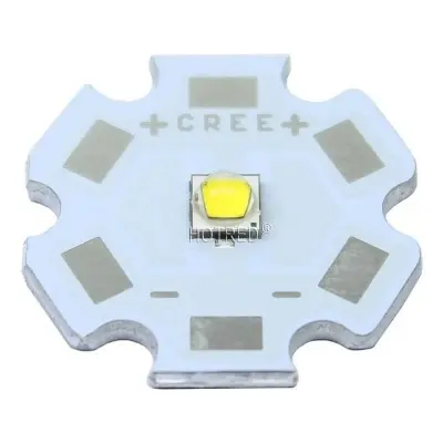 Picture of 2pcs High Bright Cree White SMD LED Light 2.8V to 3.6V 5w 20mm for Torch Light use(White)