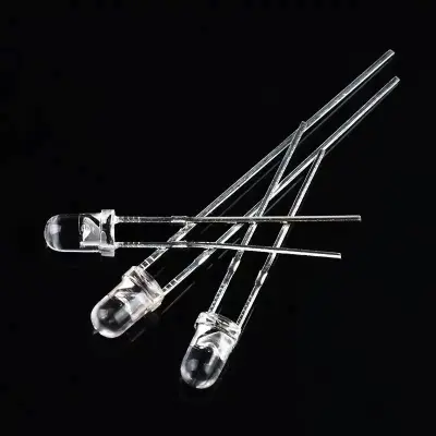 Picture of 100pcs 3mm White Led Light Indicator Bulb Light Emitting Diode Round(White)