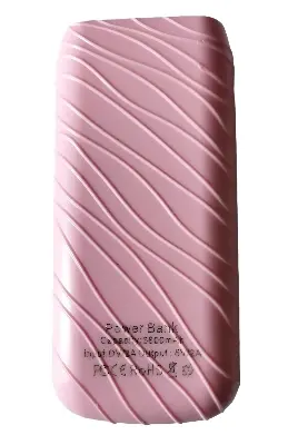 Picture of 3600mAh Power Bank Case With Circuit Portable Case Input DC 5V 2A Output DC 5V 2A Micro USB Socket Plastic Case Using 18650 Battery (Without Battery)(Pink)