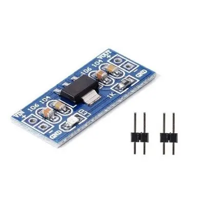 Picture of 6.5-12V to 5V DC-DC Step down Converter Module Board AMS1117 5v Power Supply Module Voltage Regulator(Blue)