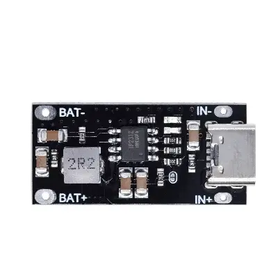 Picture of Lithium Battery 18650 Charging Module 3A Type C Fast Charging Board IP2312(Black)