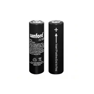 Picture of 2Pieces Sanford Rechargeable Battery AA 1.2v/1.5v 1500mAh High Quality(Black)