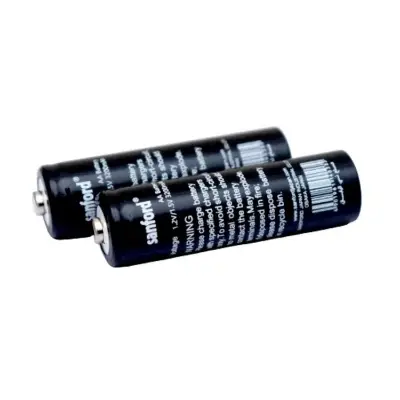 Picture of 2Pieces Sanford Rechargeable Battery AA 1.2v/1.5v 1500mAh High Quality(Black)