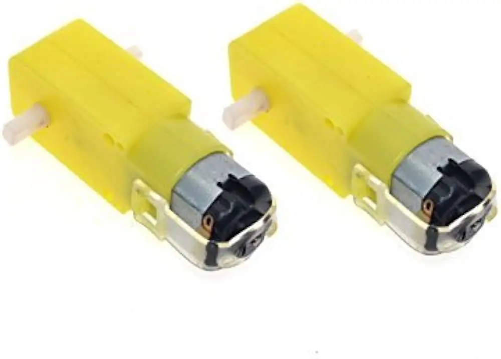 Picture of Gear Motor for Robot Wheel DC 5v DG01D-A130 (2pcs)(Yellow)