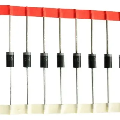 Picture of 10pcs/lot IN5408 1N5408 3A 1000V DO-27 Rectifier Diode In Stock(Black)