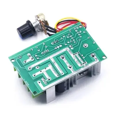 Picture of DC 10-60V 20A 1200W Motor Speed Control PWM Motor Speed Controller(Green)