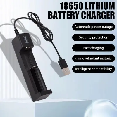 Picture of 18650 Battery Charger Universal Smart USB Charging for Rechargeable Lithium Battery Charger Li-ion 18650 26650 14500 17670()