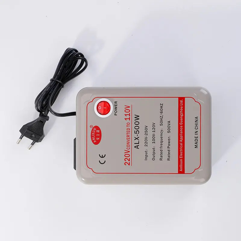 Picture of Step Down Transformer 220V to 110V Converter 500w Travel Adapter Voltage Converter ToolBox Bangladesh(White)