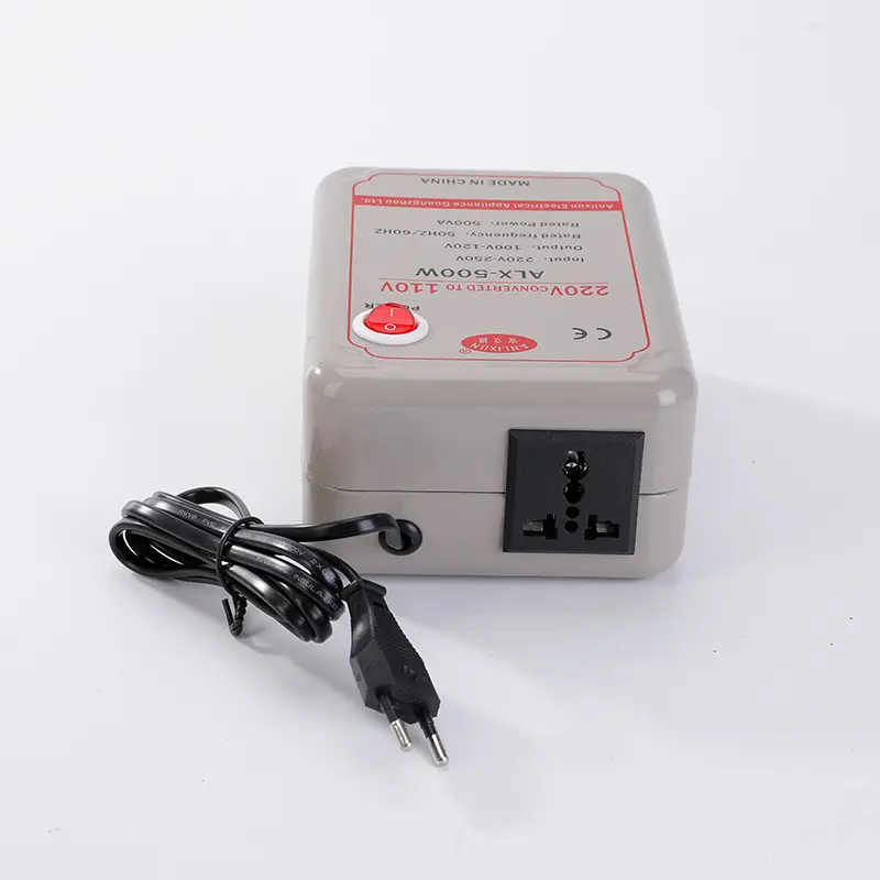 Picture of Step Down Transformer 220V to 110V Converter 500w Travel Adapter Voltage Converter ToolBox Bangladesh(White)