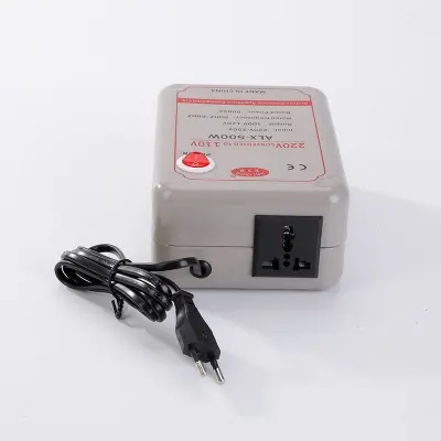 Picture of Step Down Transformer 220V to 110V Converter 500w Travel Adapter Voltage Converter ToolBox Bangladesh(White)