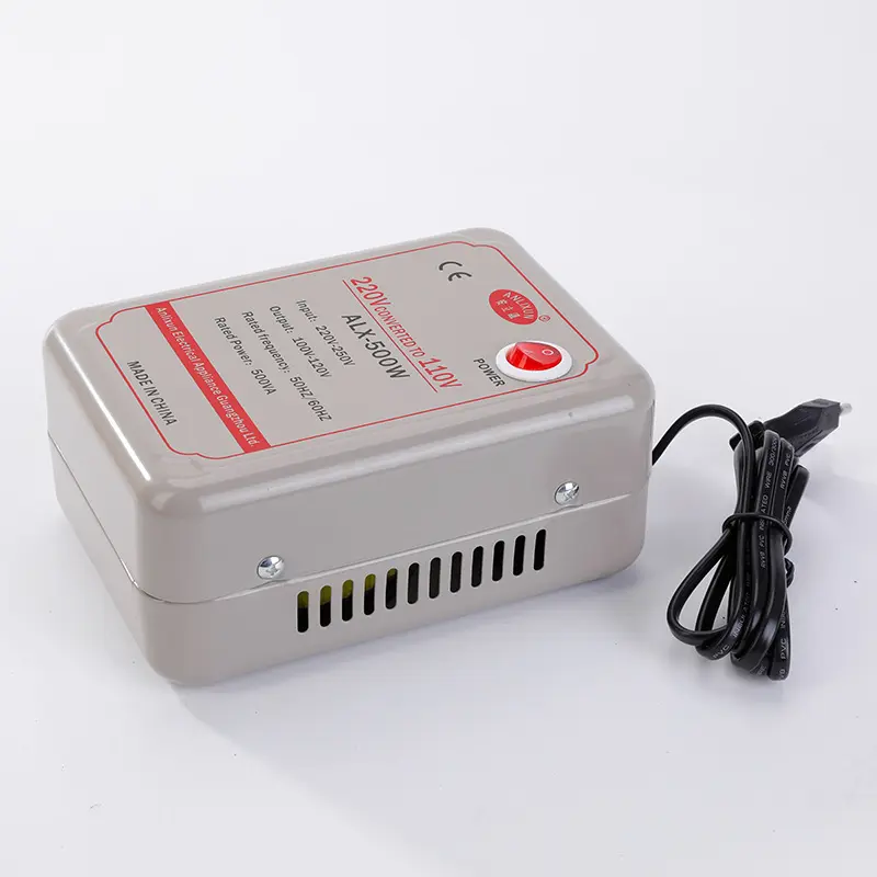 Picture of Step Down Transformer 220V to 110V Converter 500w Travel Adapter Voltage Converter ToolBox Bangladesh(White)