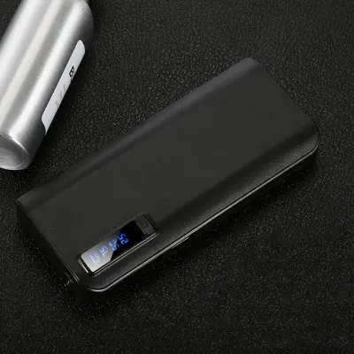 Picture of Portable Stylish Power Bank Case for 5 x 18650 Battery - White Charging Storage Case(White)