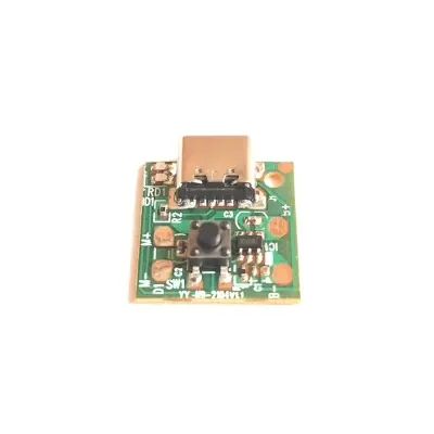 Picture of Type C 2Pcs Mini DC Rechargeable Fan Circuit Board with 3 Level Speed Control and LED Indicator(Green)