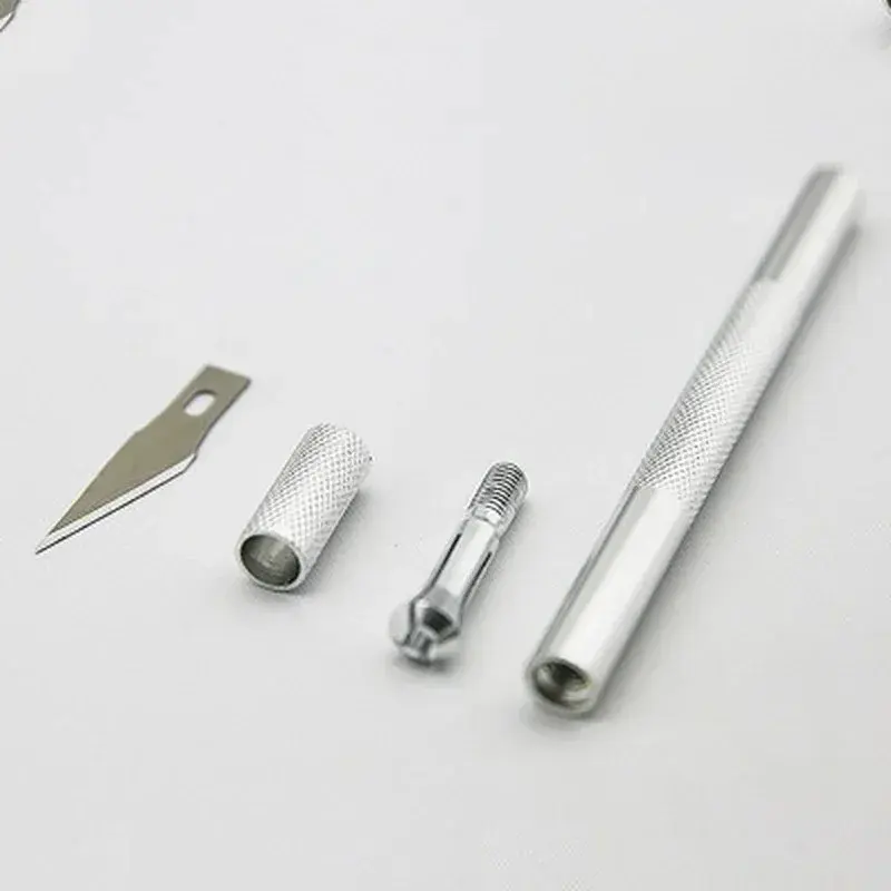 Picture of Paper Carving Craft Pottery Clay Sculpture Ceramics Tools Scrapbooking Precision  Knife Card Making Cutting Home Tools(Silver)