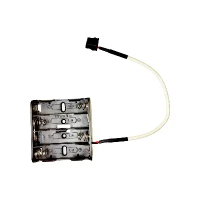 Picture of Battery Holder for 4 x aa Cell with 5 pin Automotive Female Connector(Black)