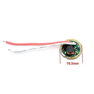 Picture of 3W 15.3mm LED Q5 LED Emitter Flashlight Driver 1.5-3V input 700mA output Circuit Board(Green)