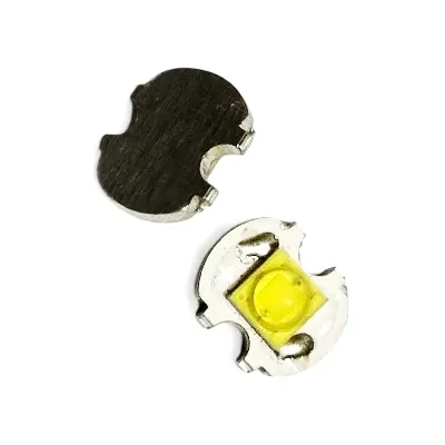 Picture of 2pcsv High Bright Cree White SMD LED Light 3V 5W 8mm for Torch Light(White)