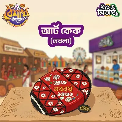 Picture of আর্ট কেক তবলা ১০০০ গ্রাম