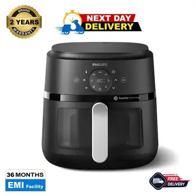 Picture of Philips NA231/00 Series, 1700W Digital XL Air Fryer, Rapid Air Circulation Cooks Evenly | 6.2 Liter (Best price)