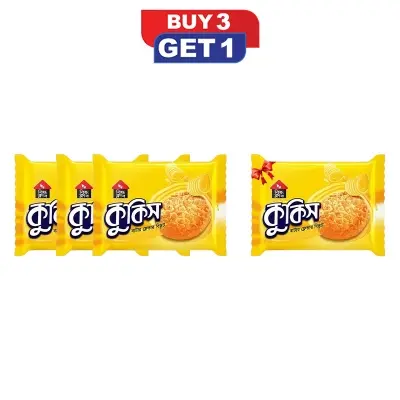 Picture of PRAN Bisk Club Cookies Butter Flavor 230gm