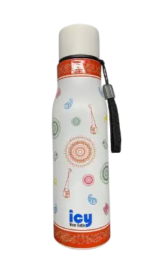 Picture of SS Single Wall Water Bottle 650ML-White (Boishakhi-1)