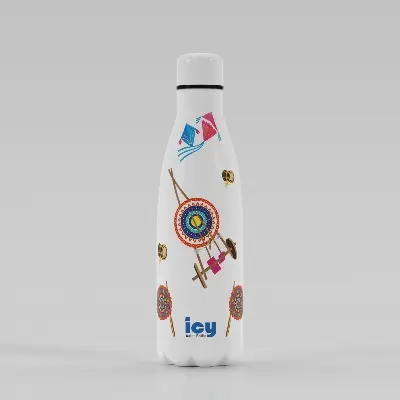 Picture of SS Cola Water Bottle 450 ML-White (Boishakhi-2)