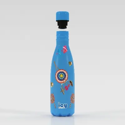 Picture of SS Cola Water Bottle 450 ML-Sky Blue (Boishakhi-2)